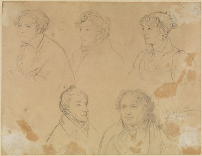 Cinq portraits - Joseph Anton Koch