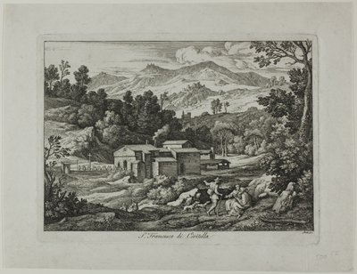 Monastère de San Francesco di Civitella dans les montagnes Sabines - Joseph Anton Koch