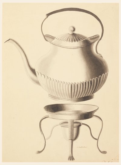 Conception pour une bouilloire avec support - Joseph Anton Seethaler Ii