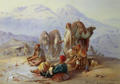 Un campement arabe - Joseph Austin Benwell