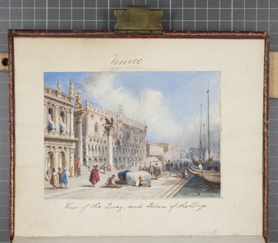 Venise, collé dans le Journal de Thomas Moody d
