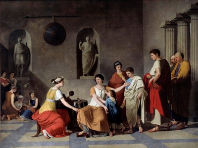 Rome antique : « Cornélie » - Joseph Benoît Suvée