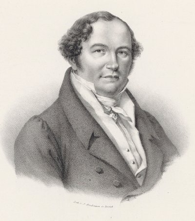 Portrait du compositeur Conradin Kreutzer - Joseph Brodtmann