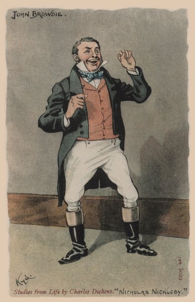 John Browdie, Nicholas Nickleby - Joseph Clayton  Clarke