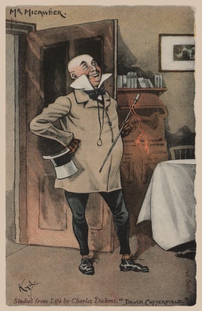 M. Micawber, David Copperfield - Joseph Clayton  Clarke