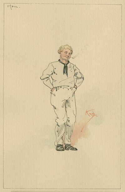 Ham Peggotty, vers 1920 - Joseph Clayton Clarke