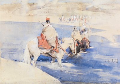 Un Raid Arabe - Joseph Crawhall