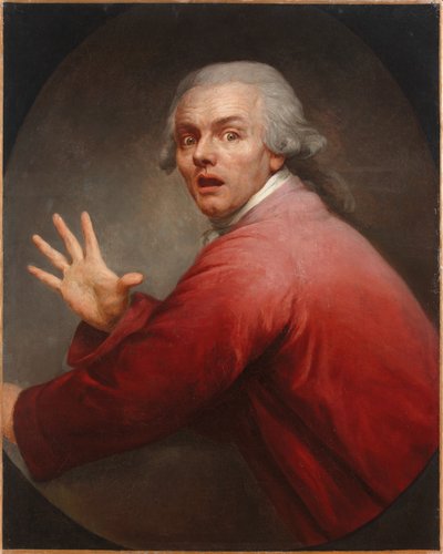 Autoportrait en homme surpris et terrifié - Joseph Ducreux