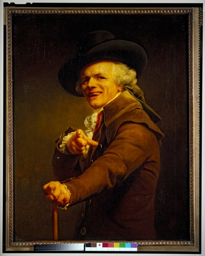 Autoportrait en Moquer, sans date - Joseph Ducreux