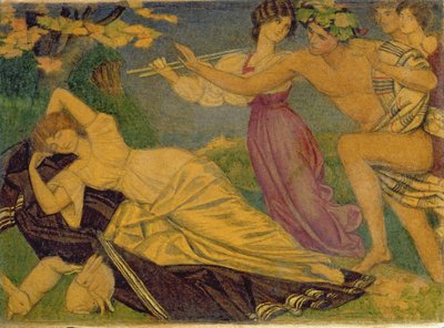 Étude pour Bacchus et Ariane, vers 1912 - Joseph Edward Southall