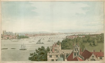 Vue de Londres depuis Lambeth - Joseph Farington