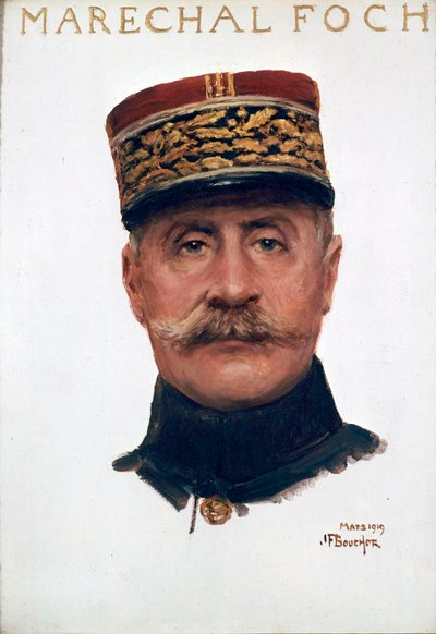 Portrait du maréchal Ferdinand Foch - Joseph Felix Bouchor