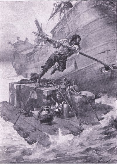 Avec cette cargaison, je suis parti en mer (lithographie) - Joseph Finnemore
