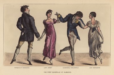 Le premier quadrille à Almack