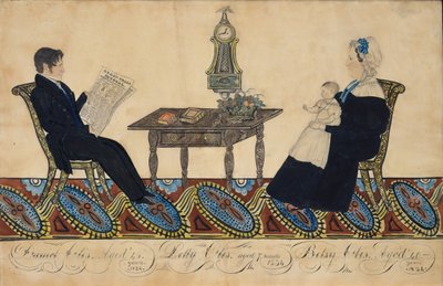 M. et Mme Daniel Otis et enfant, 1834 - Joseph H Davis