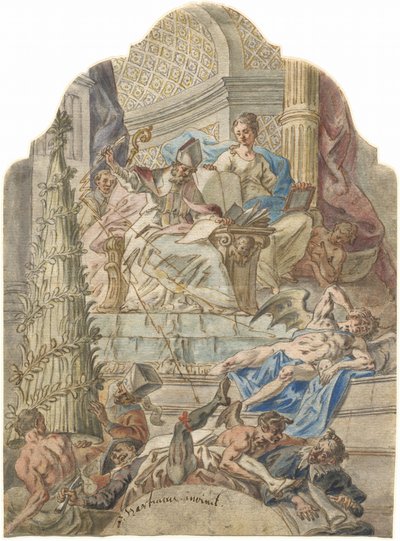 Saint Augustin soumet l
