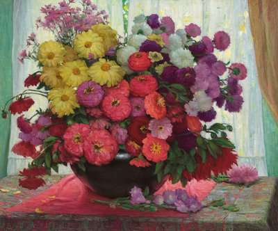 Bol de fleurs - Joseph Henry Sharp