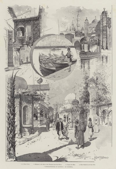 Constantinople à Londres, à Olympia - Joseph Holland Tringham