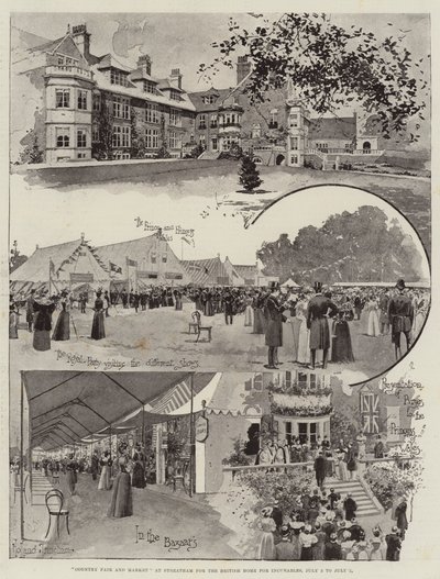 Foire et marché à Streatham pour le British Home for Incurables, du 3 au 5 juillet - Joseph Holland Tringham