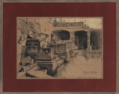 Bain romain à Bath - Joseph Holland Tringham