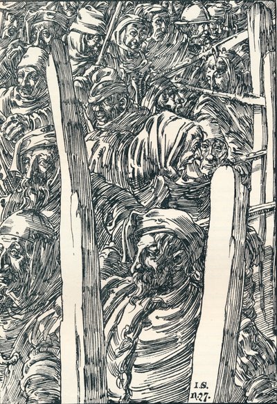 La révolte des paysans, vers 1895 - Joseph Kaspar Sattler