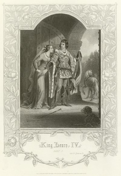 Le Roi Henri IV, Partie I, Acte II, Scène III - Joseph Kenny Meadows