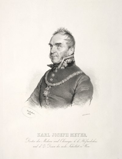 Portrait du Dr Karl Joseph Meyer, 1844 - Joseph Kriehuber