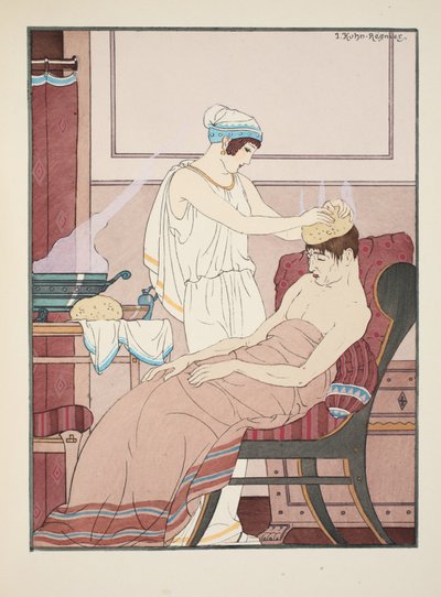 Une éponge trempée dans de l