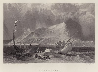 Gibraltar - Joseph Mallord William (after) Turner
