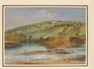 Farnley Hall, depuis la jonction de la Wharfe et de la Washburn - Joseph Mallord William Turner