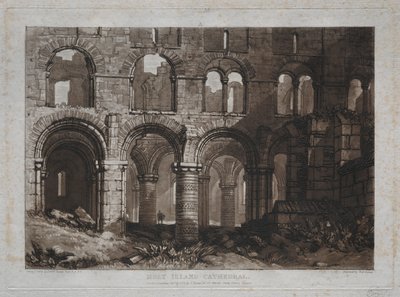 Liber Studiorum : Cathédrale de Holy Island - Joseph Mallord William Turner