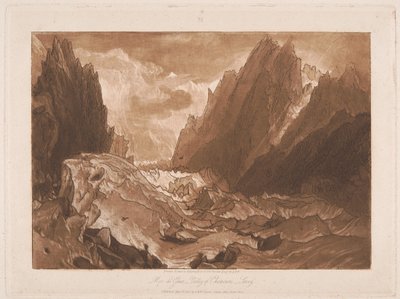Mer de Glace, Valley of Chamouni, Savoy - Joseph Mallord William Turner
