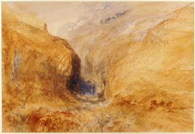 Paysage montagneux ... - Joseph Mallord William Turner