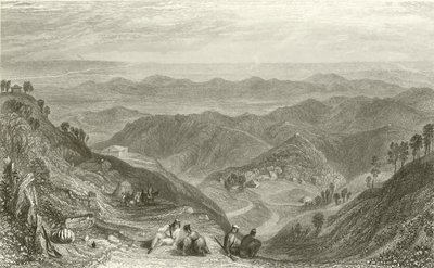 Mussooree et le Dhoon, depuis Landour - Joseph Mallord William Turner