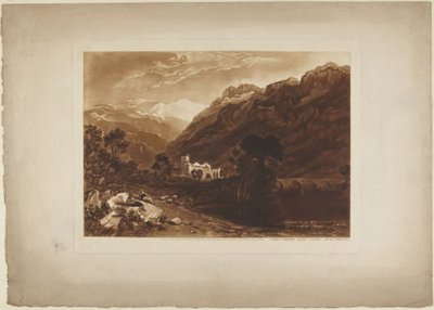 Scène dans les Alpes - Joseph Mallord William Turner