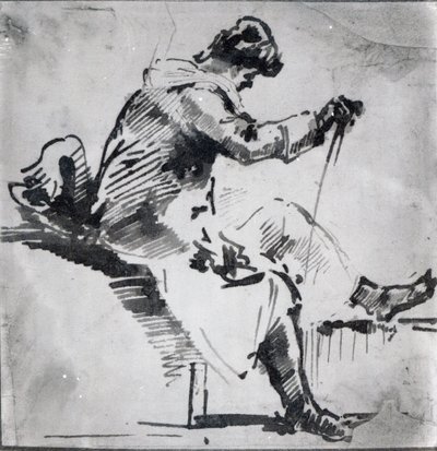 Homme assis - Joseph Mallord William Turner