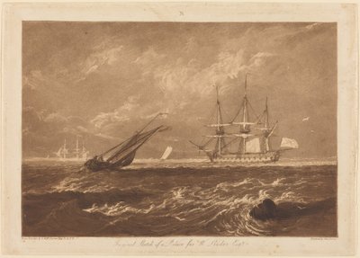 La marine Leader - Joseph Mallord William Turner