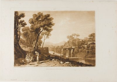 La Femme et le Tambourin, planche 3 de Liber Studiorum - Joseph Mallord William Turner
