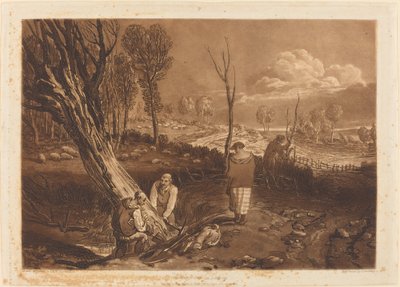Taille et fossé - Joseph Mallord William Turner and J.C. Easling