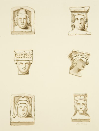 6 Corbeaux dans le toit de St James - Joseph Manning