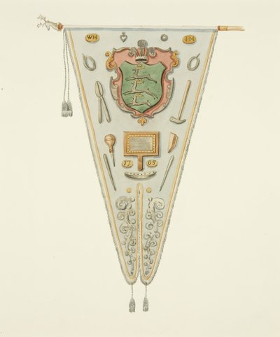 Bannière de la compagnie des tireurs de fil de Bristol - Joseph Manning