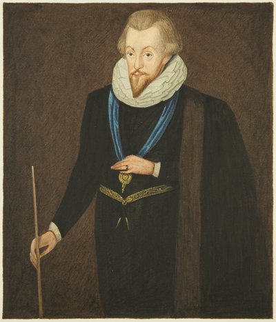 Portrait dans la maison du conseil de Robert Cecil, comte de Salisbury - Joseph Manning