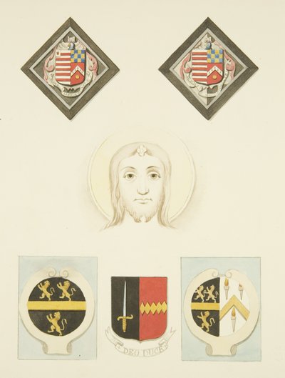 Vitraux, écussons et armoiries dans l