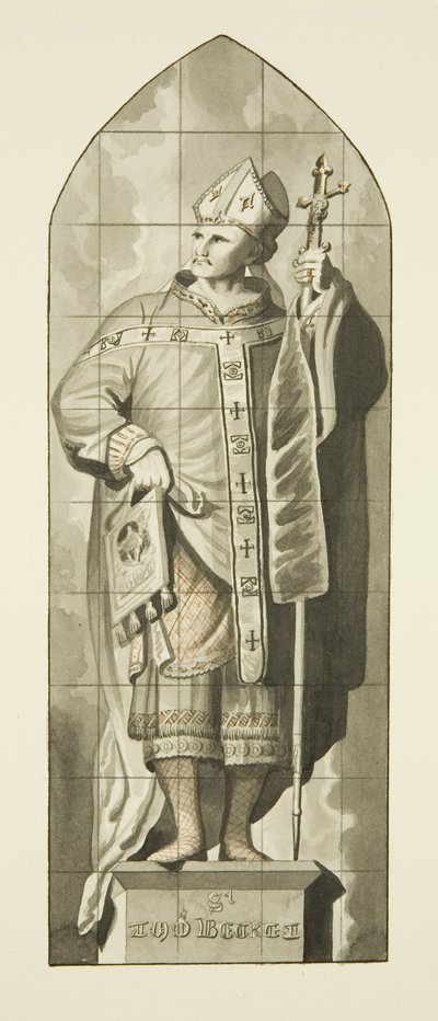 Vitrail dans Saint-Marc - Saint Thomas Becket - Joseph Manning