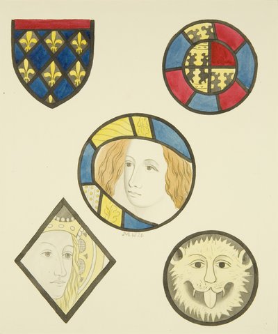 Vitrail dans diverses fenêtres de St Mary Redcliffe - Joseph Manning