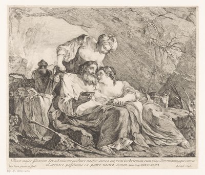 Loth et ses filles - Joseph Marie Vien (I)