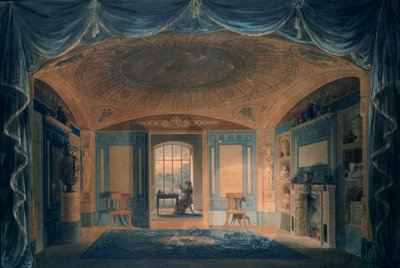 La salle de petit-déjeuner, Pitzhanger Manor, 1802 - Joseph Michael Gandy