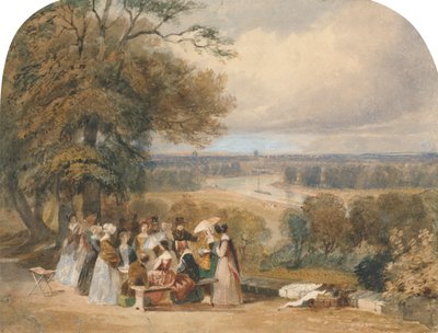 Un pique-nique sur Richmond Hill - Joseph Murray Ince