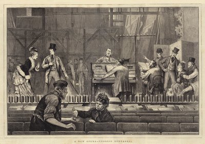 Une Nouvelle Opéra, Répétition en Déshabillé - Joseph Nash