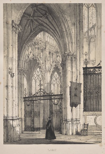 Architecture du Moyen Âge: Église de St. Riquier, près d